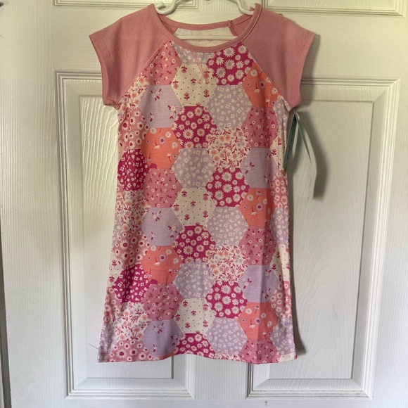 Cat & Jack NWT Girls Pink Floral Nightgown Size XS 4/5 - Picture 1 of 5